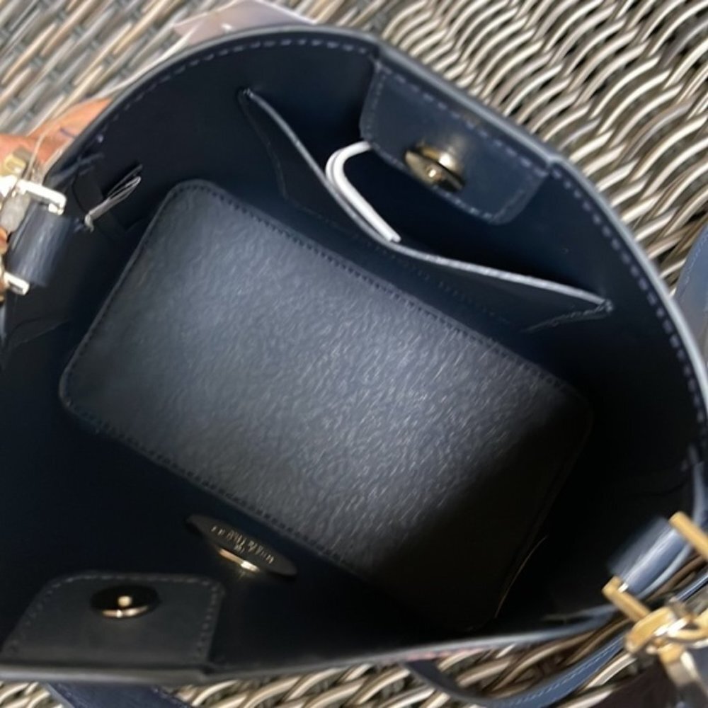 Kate Spade Darcy Small Bucket Bag Road Trip Floral Blue Multi - Picture 9 of 16